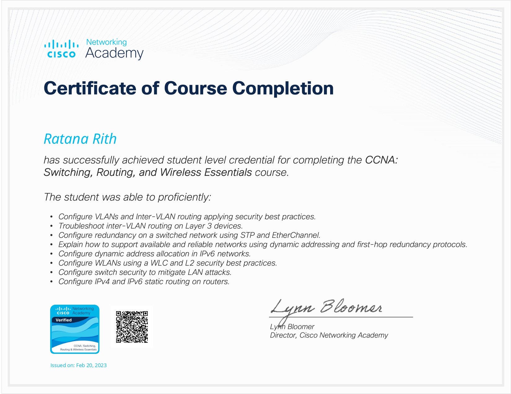 Meta Certificate